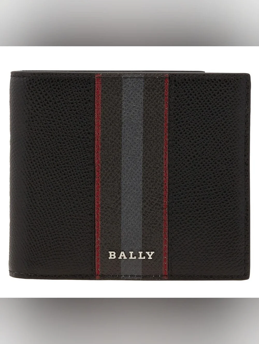Bally Men's Brasai Leather Wallet in Black 8cc 603743